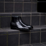 Georges de Patricia(ジョルジュ ド パトリシア) Stradale (ストラダーレ) 925 STERLING SILVER (925 スターリングシルバー) Black Calf (ブラックカーフレザー) サイドジップブーツ NOIR (ブラック) 2022 Alto e Diritto altoediritto アルトエデリット ジップブーツ レザーブーツ 愛知 名古屋