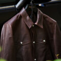 ISAMU KATAYAMA BACKLASH The Line “T-212AL” TEMPESTI ITALY STEER LEATHER HUNTING JACKET DARK BROWN 2024のイメージ
