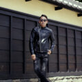 ROYAL LUSTER (ロイヤルラスター) Theo (テオ) CALF LEATHER (カーフレザー) レザージャケット セミダブルライダース ジャケット BLACK (ブラック) 【ご予約受付中】【2024.2.02(Fri)～2024.2.18(Sun)】のイメージ