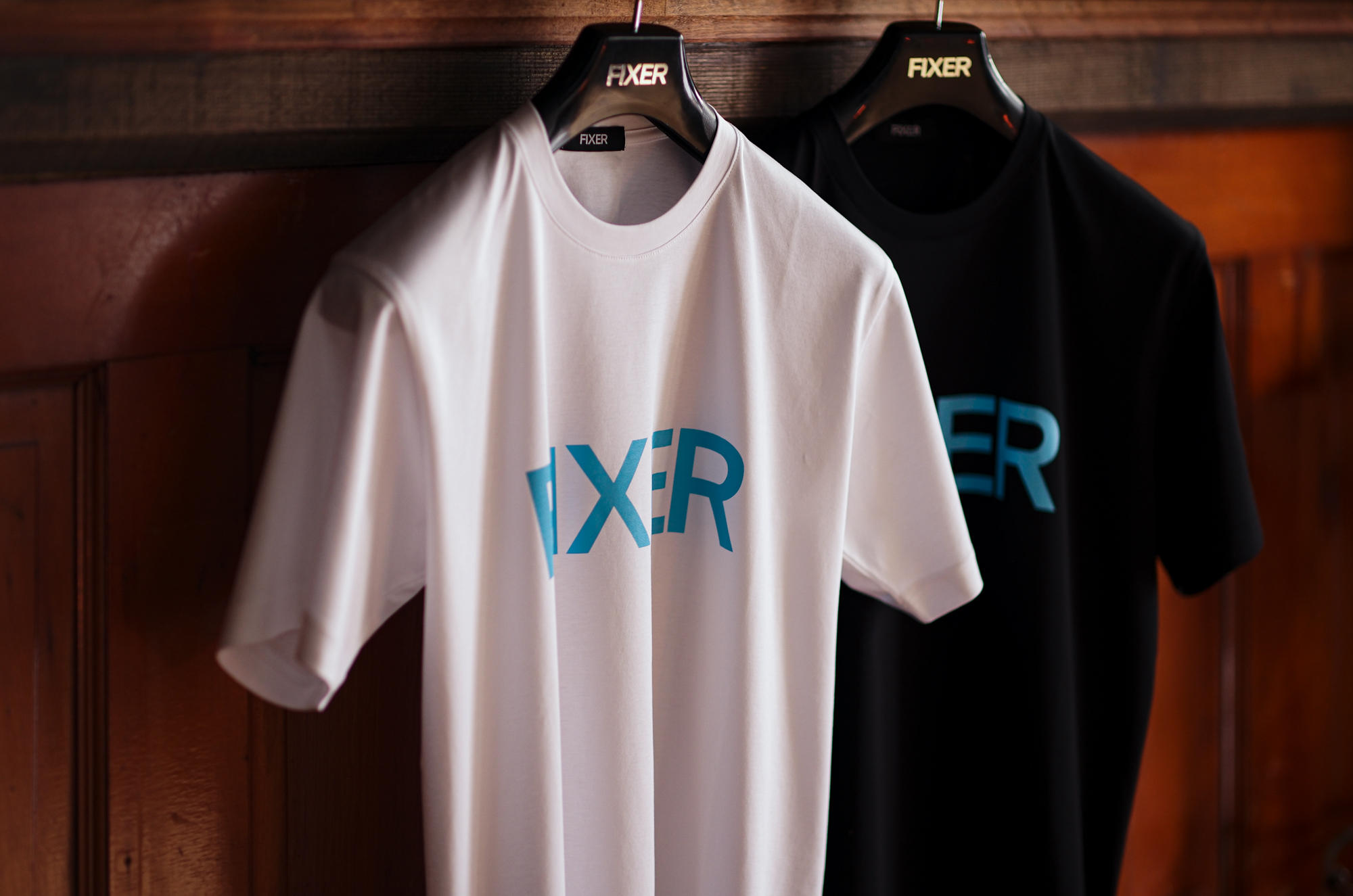 FIXER FTS-02 Print Crew Neck T-shirt "WHITE × SAX", BLACK × SAX フィクサー エフティーエス プリントクルーネックTシャツ ホワイト サックス ブラック サックス  愛知 名古屋 Alto e Diritto altoediritto アルトエデリット