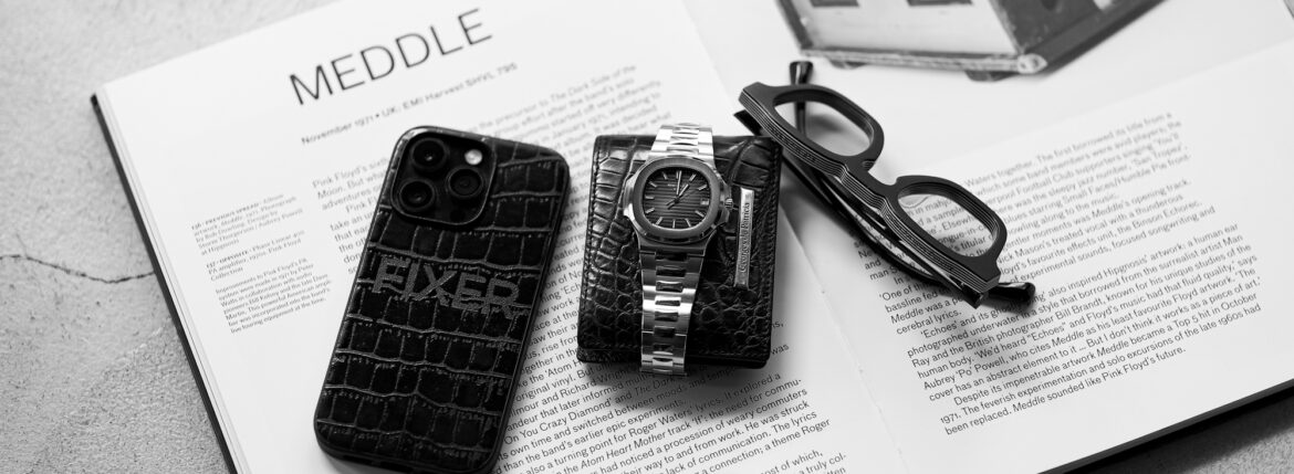 FIXER "iPhone 14Pro" Crocodile Case × PATEK PHILIPPE Nautilus "5711/1R" × Georges de Patricia "Cloud Crocodile" 18K GOLD × atelier Jacques Durand Plus is + N 348 Millefeuille フィクサー クロコダイルケース パテックフィリップ ノーチラス ジョルジュドパトリシア クラウドクロコダイル ジャックデュラン ミルフィーユ 愛知 名古屋 Alto e Diritto altoediritto アルトエデリット