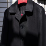 ISAIA "MADE TO MEASURE" CAPPOTTO "SCABAL BA191/990 WOOL" BLACK 2024 イザイア カポット スキャバル カーコート ブラック 愛知　名古屋 Alto e Diritto altoediritto アルトエデリット