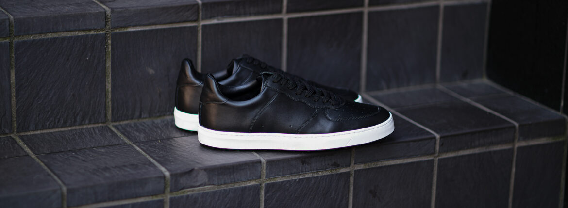 WH WHA-1900 SARI LEATHER SNEAKERS BLACK × WHITE 2024SS【Size 9】のイメージ