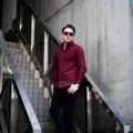 BORRIELLO (ボリエッロ) NEW YORK Popeline Stretch Shirts ストレッチコットン ブロード ワンピースカラー シャツ BURGUNDY (バーガンディー・13) made in italy (イタリア製) 2024 【ご予約開始】のイメージ
