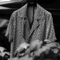 BALMAIN “MONOGRAM PRINT SHIRTS” BLACK × WHITE 2024SSのイメージ