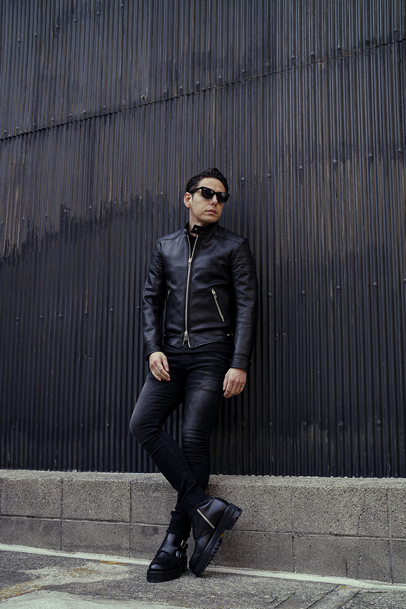 FIXER(フィクサー) F2 PYTHON(エフツー パイソン) SINGLE RIDERS PYTHON LEATHER パイソン エキゾチックレザー シングルライダース ジャケット BLACK(ブラック)【ご予約開始】愛知 名古屋 Alto e Diritto altoediritto アルトエデリット