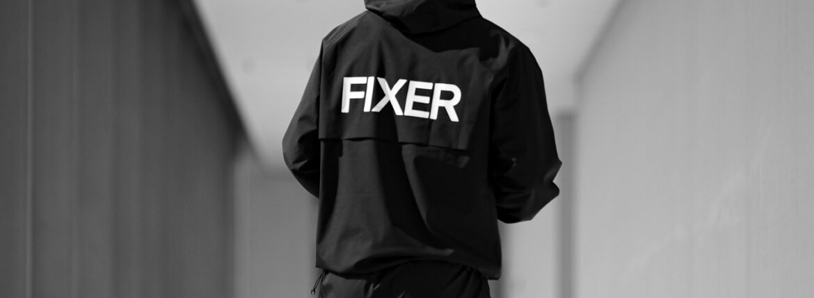 FIXER × NEW ERA /// FNE-04 RAIN SHELL JACKET BLACK , FNE-05 RAIN SHELL PANTS BLACK【ご予約開始】【2024.4.29(Mon)～2024.5.12(Sun)】愛知 名古屋 Alto e Diritto altoediritto アルトエデリット