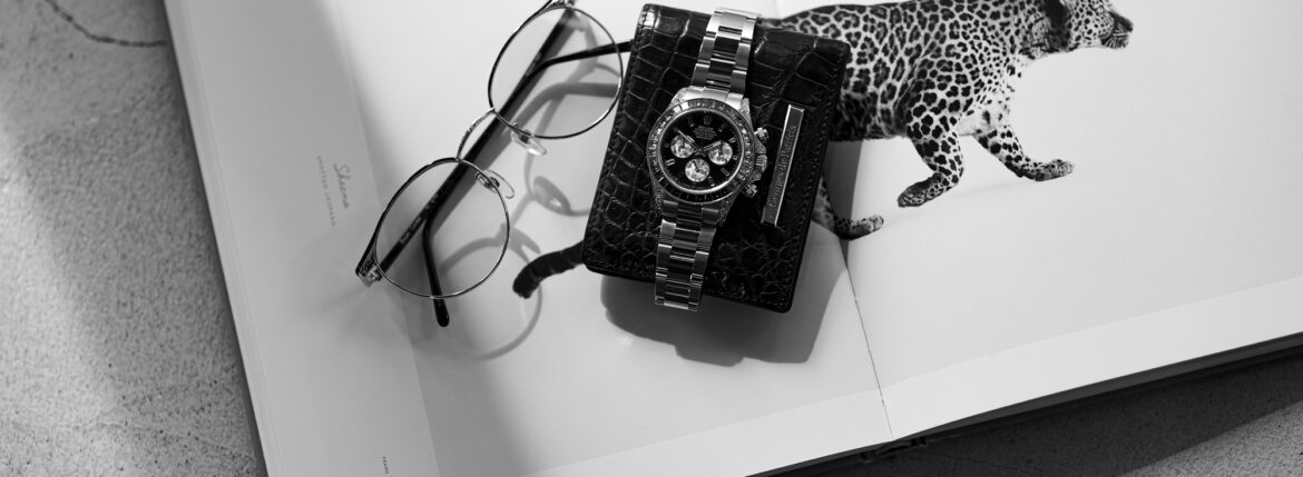 RALPH LAUREN “RL-678” Vintage Sunglasses × Georges de Patricia “Cloud Crocodile” 18K GOLD × ROLEX “COSMOGRAPH DAYTONA” 116595RBOWのイメージ