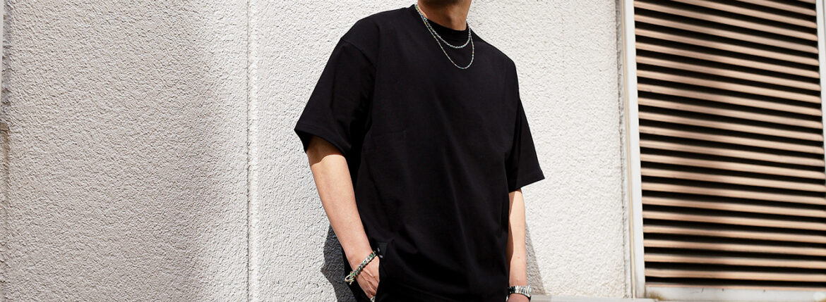 Volturno (ヴォルトゥルノ) Heavy oz Tshirt ヘビーオンス ルーズフィット Tシャツ BLACK (ブラック) 愛知 名古屋 Alto e Diritto altoediritto アルトエデリット