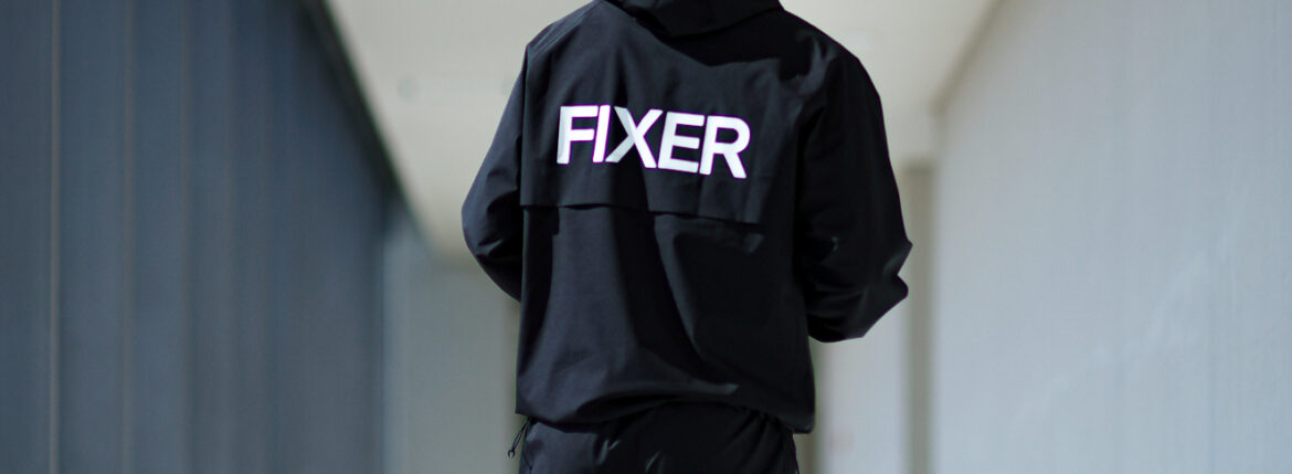 FIXER × NEW ERA /// FNE-04 RAIN SHELL JACKET BLACK , FNE-05 RAIN SHELL PANTS BLACK【ご予約開始】【2024.4.29(Mon)～2024.5.12(Sun)】愛知 名古屋 Alto e Diritto altoediritto アルトエデリット