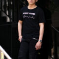 NOISE JEWEL (ノイズジュエル) Ref No0101 CREW T-SHIRT プリント Tシャツ BLACK (ブラック) 2024春夏新作のイメージ