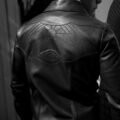Balvenie Wilhelm (バルヴェニー ヴィルヘルム) No.04 LEATHER SHIRTS 925 SILVER (ナンバーゼロフォー レザーシャツ 925シルバー) COW LEATHER (カウレザー) レザー シャツ ジャケット BLACK (ブラック) Made In England (イギリス製) 【ご予約受付中】のイメージ
