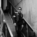 FIXER(フィクサー) F7(エフセブン) SEMI DOUBLE RIDERS Cow Leather セミダブルライダース ジャケット BLACK × WHITE (ブラック × ホワイト) 【ご予約開始します】【2024.9.14(Sat)～2024.9.29(Sun)】のイメージ