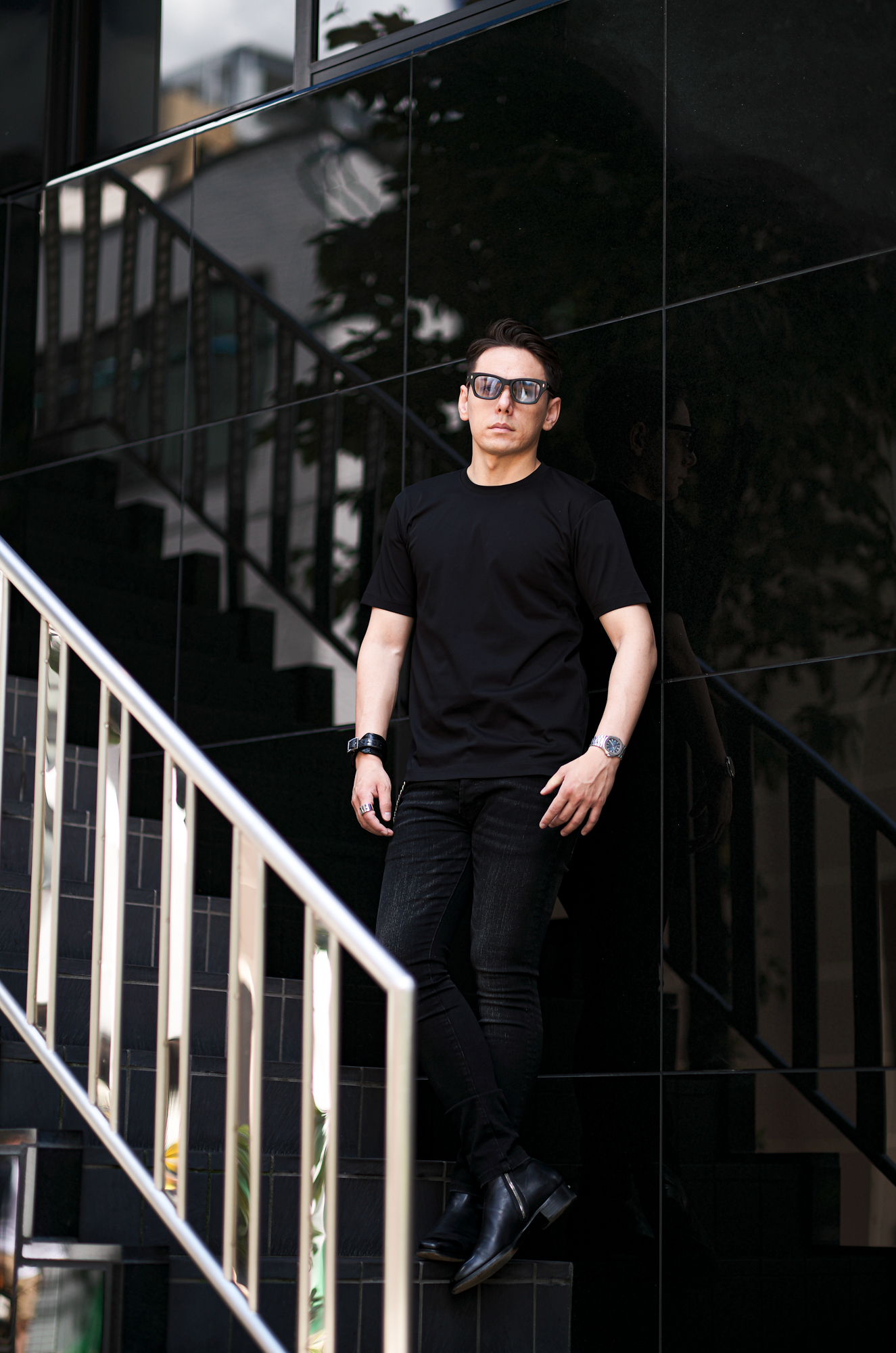 FIXER (フィクサー) FTS-00 Crew Neck T-shirt クルーネックTシャツ BLACK (ブラック) 【ご予約開始】【2024.6.30(Sun)～2024.7.14(Sun)】愛知 名古屋 Alto e Diritto altoediritto アルトエデリット