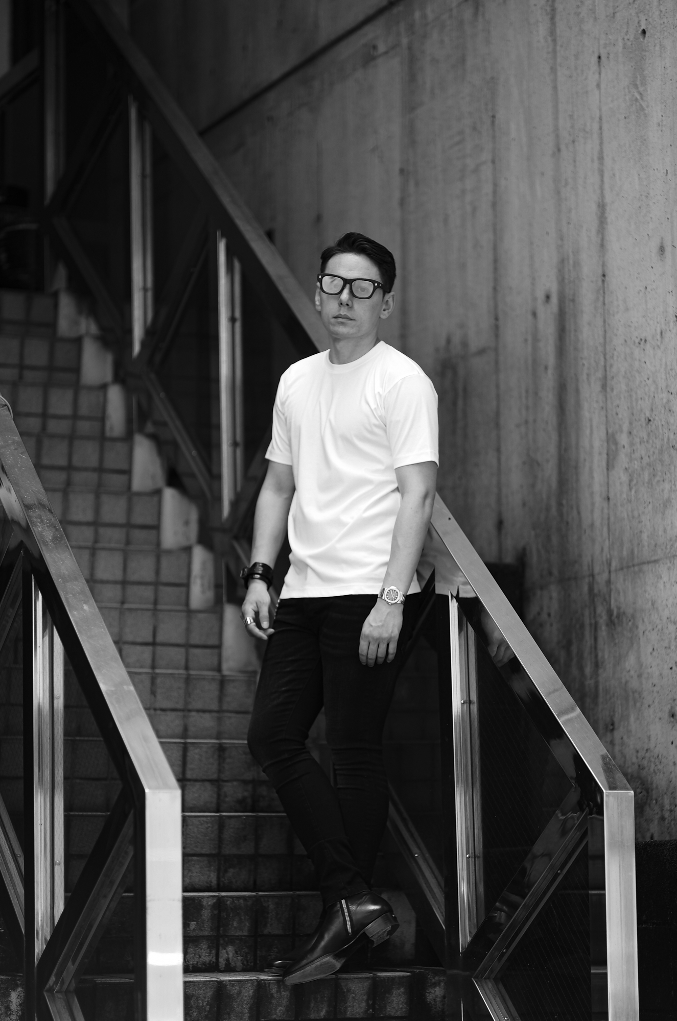 FIXER FTS-00 Crew Neck T-shirt WHITE フィクサー エフティーエス ゼロゼロ クルーネック Tシャツ ホワイト 無地Tシャツ 無地 Alto e Diritto altoediritto アルトエデリット