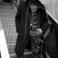 PRISONER “ID1994” 925 STERLING SILVER CASHMERE STAND COLLAR COAT /// PRISONER “ID2191” SINGLE RIDERS 925 STERLING SILVER ANSHAR CALF BLACKのイメージ