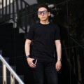 FIXER (フィクサー) FTS-00 Crew Neck T-shirt クルーネックTシャツ BLACK (ブラック) 【ご予約受付中】【2024.6.30(Sun)～2024.7.14(Sun)】のイメージ