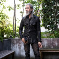 ISAMU KATAYAMA BACKLASH “2145-02” “EZO LEATHER WORKS” DEERSKIN GARMENT-DYED LEATHER SHIRTS BLACK 2025春夏 【ご予約開始】のイメージ