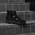 FIXER (フィクサー) FBT-01 TRIPLE STRAP BOOTS スエードレザー トリプルストラップブーツ BLACK SUEDE (ブラックスエード) 【ご予約開始】【2024.11.17(Sun)～2024.12.01(Sun)】のイメージ