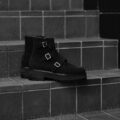 FIXER (フィクサー) FBT-01 TRIPLE STRAP BOOTS スエードレザー トリプルストラップブーツ BLACK SUEDE (ブラックスエード)のイメージ