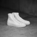 PELLICO SUNNY (ペリーコサニー) “LOTUS” HIGH CUT LEATHER SNEAKER ハイカット ジップアップ レザー スニーカー BIANCO (ホワイトカーフ×ホワイト) 2024秋冬新作 【Alto e Diritto 別注】【Special Model】【入荷しました】【フリー分発売開始】のイメージ