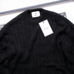 RIVORA (リヴォラ) Linen Silk Wool Cable Pull-Over (リネン シルク ウール ケーブル プルオーバー) リネンシルクウール ケーブル クルーネック セーター BLACK (ブラック・010) MADE IN JAPAN (日本製) 2024秋冬 【入荷しました】【発売開始】愛知 名古屋 Alto e Diritto altoediritto アルトエデリット