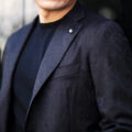 BELVEST (ベルベスト) JACKET IN THE BOX (ジャケットインザボックス) アラベスク模様 ストレッチウール ジャケット BLACK (ブラック) Made in italy (イタリア製) 2024秋冬新作 【入荷しました】【フリー分発売開始】のイメージ