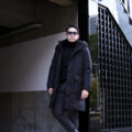 MOORER (ムーレー) SAPPORO-GF (サッポロ) ホワイトグースダウン ナイロン ダウンジャケット NERO (ブラック) Made in italy (イタリア製)  2024秋冬新作 【入荷しました】【フリー分発売開始】のイメージ