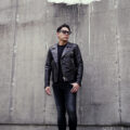 TOM FORD (トムフォード) NAPPA GRAIN LEATHER ASYMMETRIC BIKER (ナッパ グレイン レザー アシンメトリック バイカー) ラムレザー ダブル ライダース ジャケット BLACK (ブラック) Made in italy (イタリア製) 2024秋冬新作のイメージ
