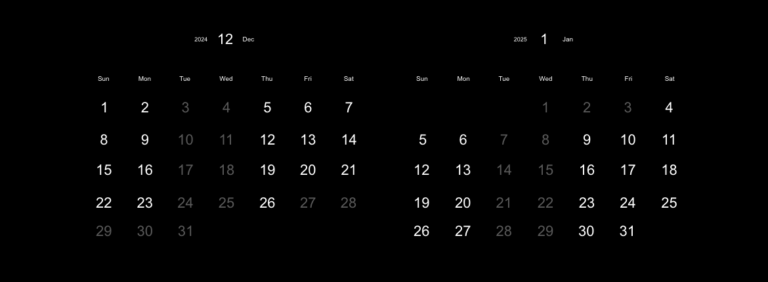 年末年始のイメージ