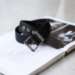 Balvenie Wilhelm (バルヴェニー ヴィルヘルム) No.16 LEATHER BELT 925 SILVER (ナンバーシックスティーン レザーベルト 925シルバー) レザージャケット BLACK (ブラック) Made In England (イギリス製) 愛知 名古屋 Alto e Diritto altoediritto アルトエデリット