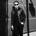 EMMETI (エンメティ) JURI HOODIE TECH (ユリ フーディ テック) TECH LEATHER × NYLON (テックレザー × ナイロン) フーディー シングルライダース ジャケット NERO (ブラック) Made in italy (イタリア製) 2025 【入荷しました】【フリー分発売開始】のイメージ