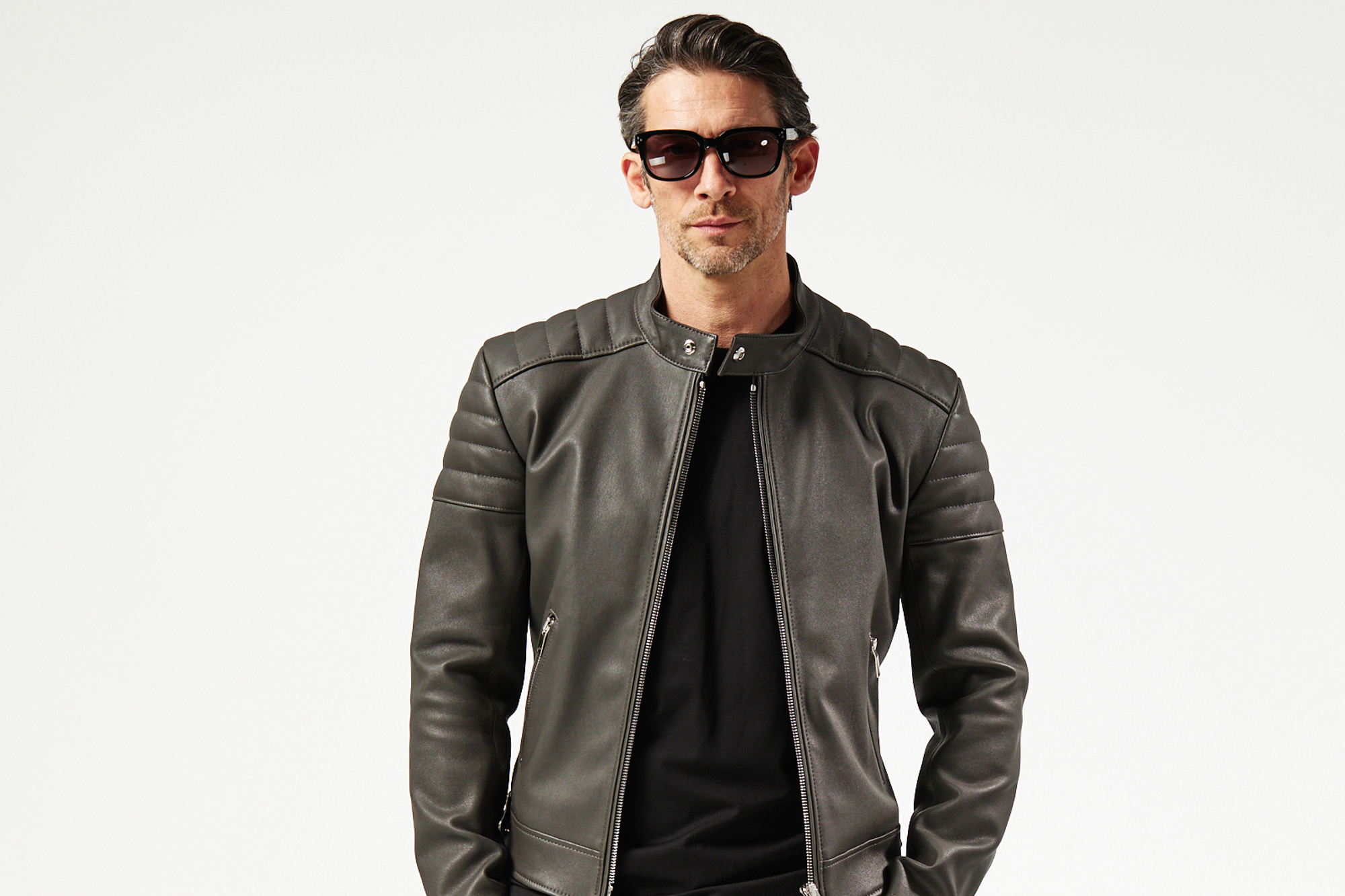 fixer×1 piu 1 uguale 3 F2ライダースジャケット 1PIU1UGUALE3 × FIXER F-2 evo LIMITED RIDERS DARK GREY – MINIMAL