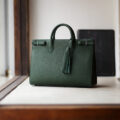 ACATE × cuervo bopoha “KARIF” SHRINK LEATHER “GREEN × SILVER” 2025のイメージ