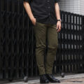 cuervo bopoha (クエルボ ヴァローナ) Sartoria Collection (サルトリア コレクション) Hedi (エディ) 2WAY COMFORT COTTON ストレッチ コットン タイトフィット パンツ OLIVE (オリーブ) MADE IN JAPAN (日本製)のイメージ
