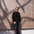 Balvenie Wilhelm (バルヴェニー ヴィルヘルム) No.01 DOUBLE RIDERS 925 SILVER (ナンバーゼロワン ダブルライダース 925シルバー) DEER OIL BACK SUEDE LEATHER (ディア オイル バック スウェード) スウェードレザー ジャケット ダブルライダース ジャケット BLACK (ブラック) Made In England (イギリス製) 【ご予約開始】のイメージ