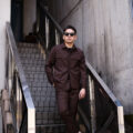 CRUNA (クルーナ) BRUGES (ブルージュ) Relax Fit Overshirt リラックス フィット オーバー シャツ CIOCCOLATO (チョコレート・133) Made in Italy (イタリア製) 2025春夏新作のイメージ