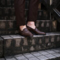 ENZO BONAFE “ART. EB-08” Coin Loafer LAMA LEATHER COLAのイメージ