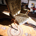 ERCOL WINDSOR EASY CHAIR 1P 835 VINTAGE 1980-1990 /// ROMO TALULAH Trixie 8001-01 “LEOPARD”のイメージ