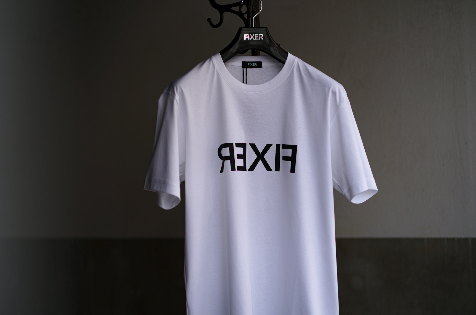 FIXER (フィクサー) FTS-03 Reverse Print Crew Neck T-shirt リバースプリント Tシャツ WHITE (ホワイト) 愛知 名古屋 Alto e Diritto altoediritto アルトエデリット