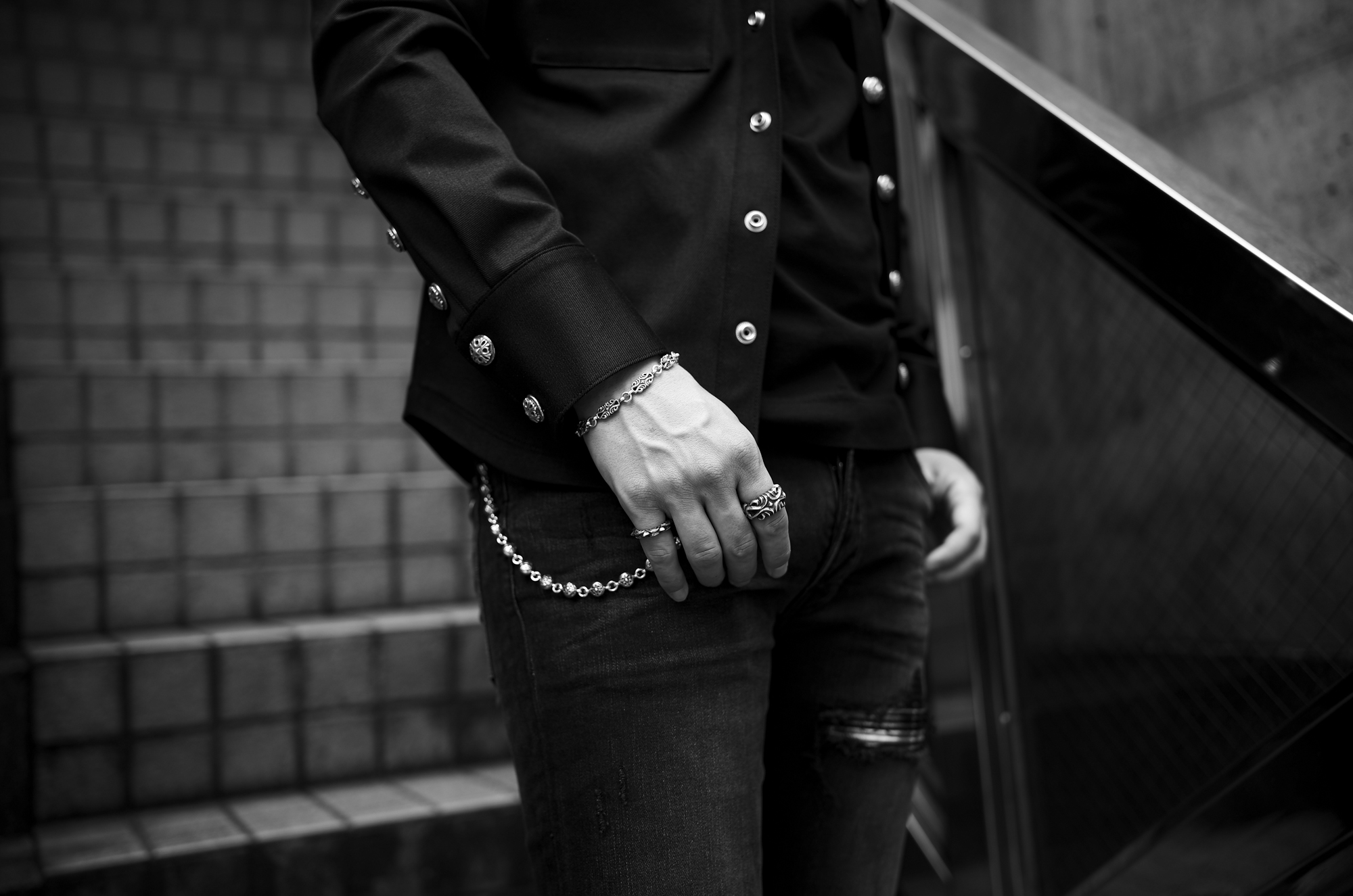Balvenie Wilhelm "No.14" DENIM SHIRTS 925 SILVER BLACK /// Balvenie Wilhelm "CAVALIER BRACELET" 925 SILVER WHITE DIAMOND /// Balvenie Wilhelm "VICKERS RING" 925 SILVER /// Balvenie Wilhelm "MATILDA RING" 925 SILVER // Balvenie Wilhelm "BULLET WALLET CHAIN" 2CLIP 925 SILVER バルヴェニーヴィルヘルム デニムシャツ キャバリエブレスレット ヴィッカースリング マチルダリング ブレットウォレットチェーン 925シルバー 愛知 名古屋 Alto e Diritto altoediritto アルトエデリット