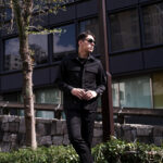 CRUNA (クルーナ) BRUGES (ブルージュ) Relax Fit Overshirt リラックス フィット オーバー シャツ NERO (ブラック・900) Made in Italy (イタリア製) 2025春夏新作 愛知 名古屋 Alto e Diritto altoediritto アルトエデリット
