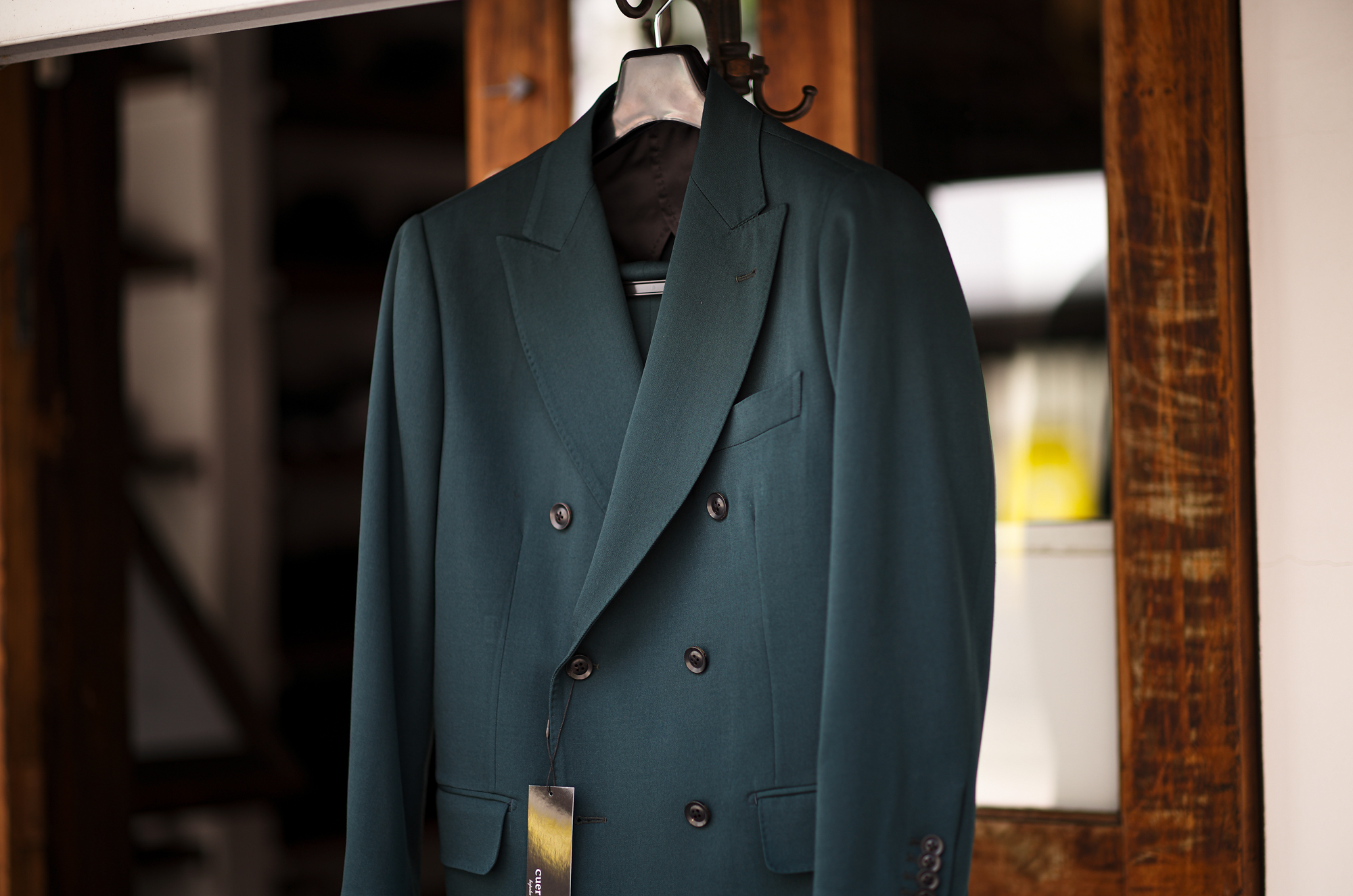cuervo bopoha Rooster /// "BOTTLE GREEN" クエルボ ヴァローナ ルースター ボトルグリーン スーツ オーダースーツ 緑 ミドリ 愛知 名古屋 Alto e Diritto altoediritto アルトエデリット