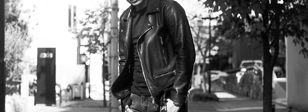 FIXER × CASABLANCA SPECTACLES “SUBPOP” ACETATE FLAME 925 SILVER MATTE BLACK // Balvenie Wilhelm “No.01” DOUBLE RIDERS 925 SILVER COW LEATHER BLACK // Balvenie Wilhelm “VALIANT RING” 925 SILVER // Balvenie Wilhelm “VICKERS RING” 925 SILVER // Balvenie Wilhelm “Mk.I” Watch Bracelet 925 SILVER // cuervo bopoha “Bal” 9oz BLACK COMFORT DENIM BLACK・28 // FIXER “FBT-01” TRIPLE STRAP BOOTS BLACKのイメージ