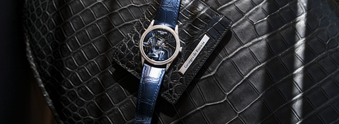 Georges de Patricia "Cloud Crocodile" 925 STERLING SILVER × PATEK PHILIPPE "5077/100G-072" AQUARIUS Rare Handcrafts 愛知 名古屋 Alto e Diritto altoediritto アルトエデリット パテックフィリップ アクエリアス 水瓶座 レアハンドクラフト ジョルジュドパトリシア クラウドクロコダイル