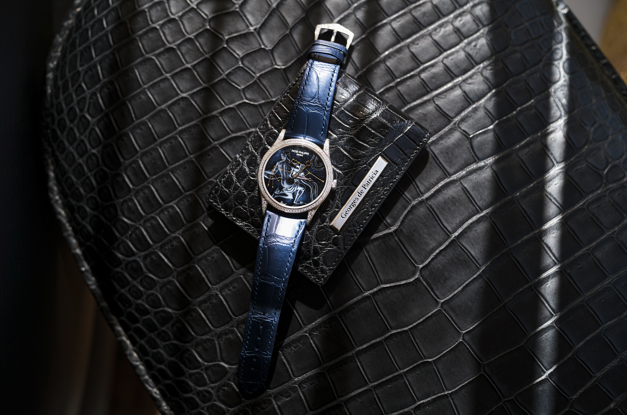 Georges de Patricia "Cloud Crocodile" 925 STERLING SILVER × PATEK PHILIPPE "5077/100G-072" AQUARIUS Rare Handcrafts 愛知 名古屋 Alto e Diritto altoediritto アルトエデリット パテックフィリップ アクエリアス 水瓶座 レアハンドクラフト ジョルジュドパトリシア クラウドクロコダイル