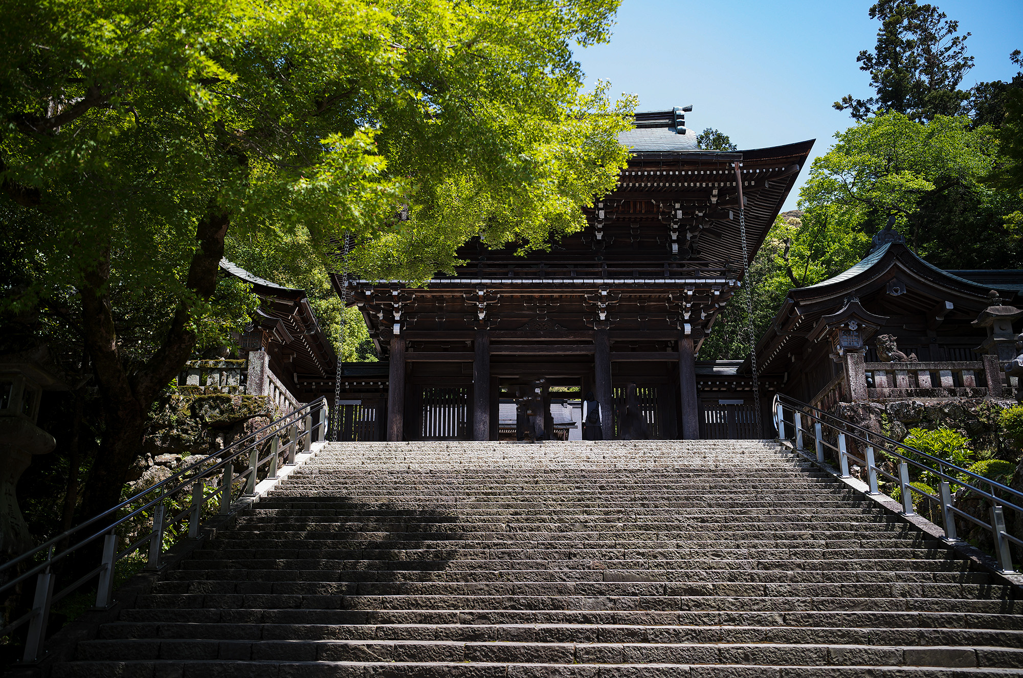 伊奈波神社 〒500-8043 岐阜県岐阜市伊奈波通り1の1　Tel.058‐262‐5151　FAX.058‐262‐5153　inaba_jinja 伊奈波神社（いなばじんじゃ）は、岐阜県岐阜市伊奈波通りにある神社。式内社論社、美濃国三宮で、旧社格は国幣小社。2015年（平成27年）4月24日、「信長公のおもてなし」が息づく戦国城下町・岐阜 」の構成文化財として日本遺産に認定される[1]。祭神垂仁天皇の第一皇子で、この地の開拓神である五十瓊敷入彦命（いにしきいりひこのみこと）を主祭神とし、妃の淳熨斗媛命（ぬのしひめのみこと）、母の日葉酢媛命（ひばすひめのみこと）、外祖父の彦多都彦命（ひこたつひこのみこと、稲葉国造の祖）、臣下の物部十千根命（もののべのとちねのみこと）を配祀する。これらの神を伊奈波大神と総称する。社伝によれば、五十瓊敷入彦命は朝廷の命により奥州を平定したが、五十瓊敷入彦命の成功を妬んだ陸奥守豊益の讒言により、朝敵とされて現在の伊奈波神社の地で討たれたという。歴史　社伝によれば、景行天皇14年、武内宿禰が稲葉山北西の椿原（現在の岐阜公園内の丸山）に五十瓊敷入彦命を祀ったのに始まるとされる。壬申の乱の際に天武天皇が当社に戦勝を祈願したという。天文8年（1539年）、斎藤道三が稲葉山に稲葉山城を築城するにあたり、現在地に遷座した。この際、その地にあった物部十千根命を祀る物部神社を合祀し、稲葉山城の鎮守とした。以降も、岐阜の総産土神として篤い崇敬を受けた。明治6年に県社に列格し、昭和14年に国幣小社に昇格した。戦後の昭和27年7月に岐阜県神社庁より県神社庁長参向指定神社（金幣社）の指定を受ける、『延喜式神名帳』では、美濃国厚見郡の神社として「伊奈波神社」の社名は記されていないが小社として「物部神社」の社名があり、これが当社に合祀された物部神社であるとされる。あるいは、当社自体が式内・物部神社であるとする説もある。『美濃国神名帳』には「正一位 伊奈波大神」「従五位下 物部明神」と記載されている。