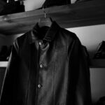 ISAMU KATAYAMA BACKLASH The Line PYTHON LEATHER CAR COAT No.AL-CT-02L 925 STERLING SILVER BLACK イサムカタヤマバックラッシュ ザライン パイソンレザー カーコート 925シルバー ブラック ショートコート コート 別注 オリジナル カスタム 蛇 ヘビ
