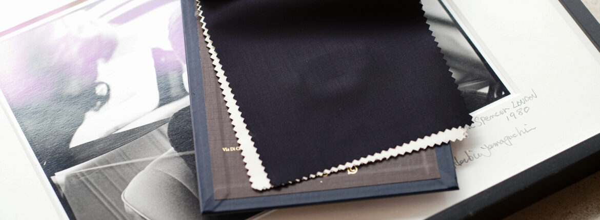 Sartoria Curvarti “BESPOKE” Drapers GREENHILLS Super180’s SINGLE BREASTED SUIT NAVY SOLID 2025のイメージ