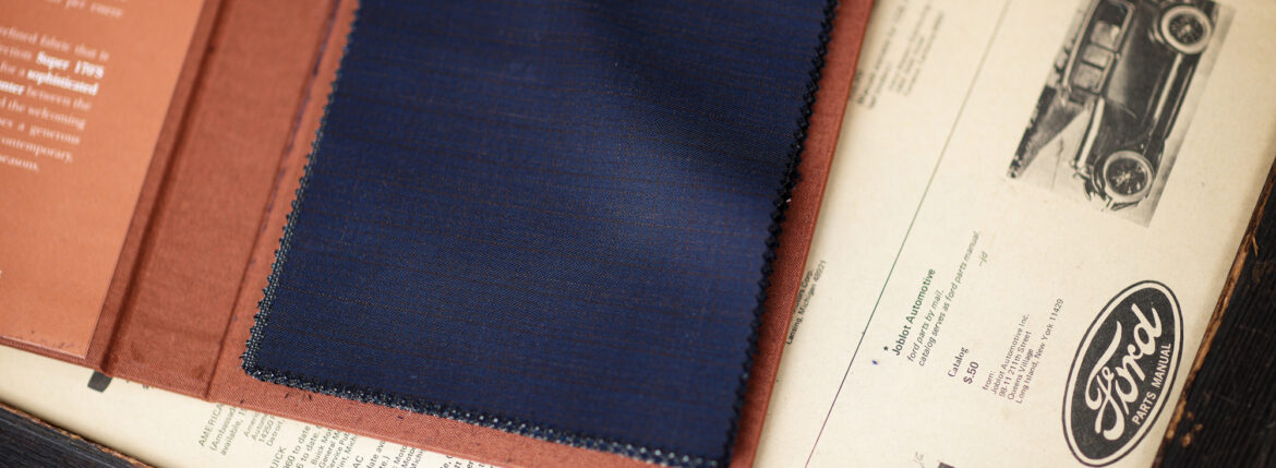 Sartoria Curvarti “BESPOKE” Loro Piana CASHMERE WISH Super170’s WOOL and CASHMERE SINGLE SUIT NAVY BROWN CHECK 2025のイメージ